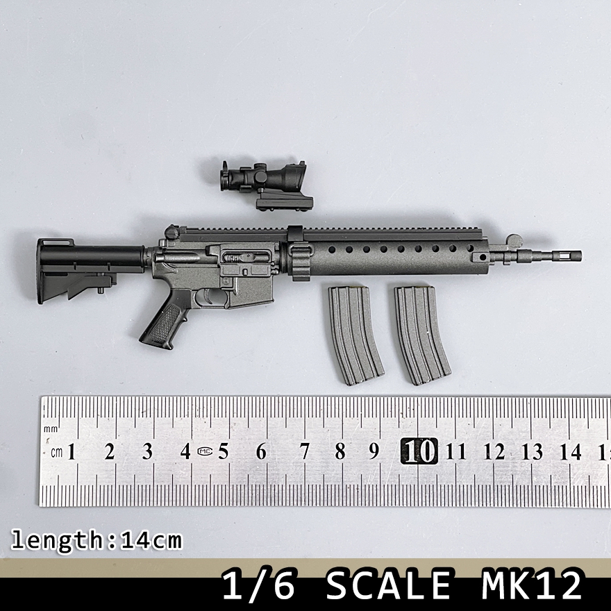Model Kit Action Figure - Kit Model Senapan Sniper MK12 Skala