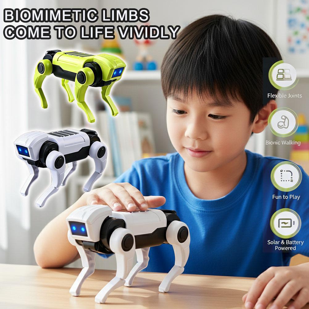 Model Kit Mecha - Mainan Anjing Robot RC Perakitan DIY
