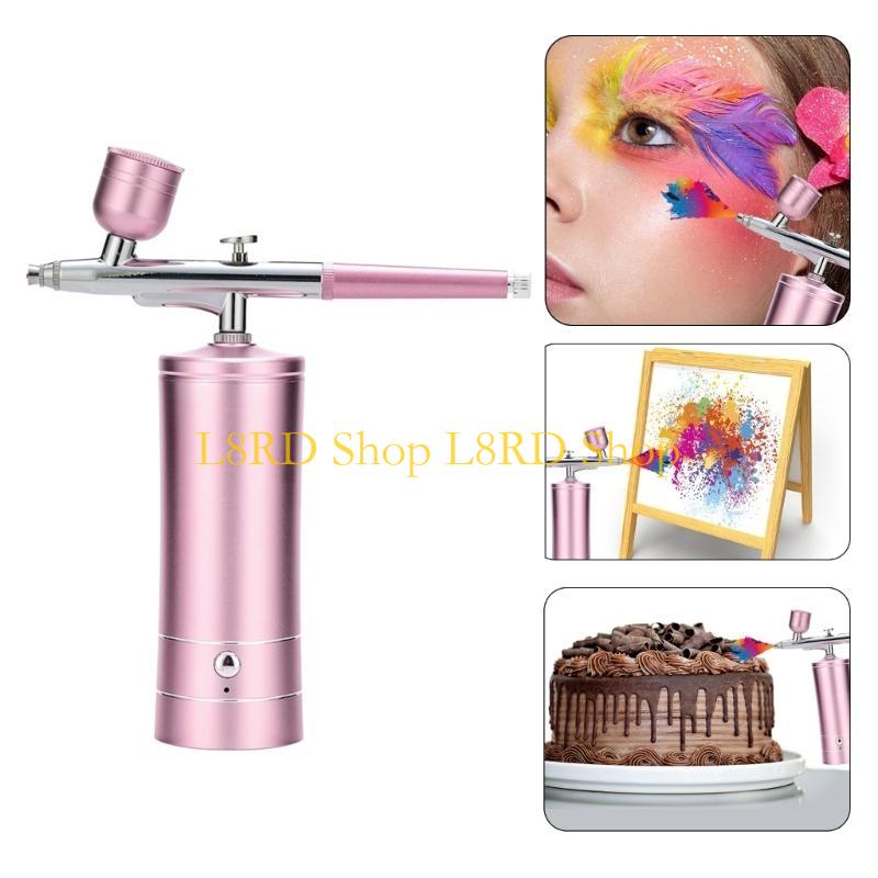 Airbrush Compressor Kit - L8RD Senapan Sikat Udara Tanpa Kabel
