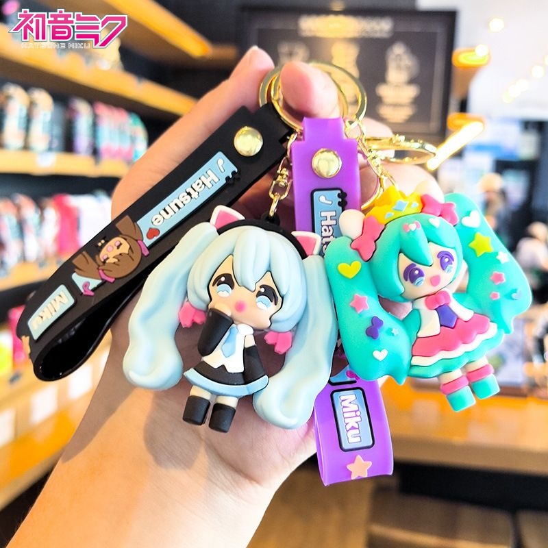 Model Kit Cars - Gantungan Kunci Hatsune Miku Kartun Lucu