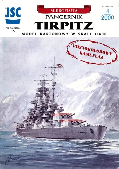 Model Kit Battleship - Model Kertas Kapal Perang Angkatan Laut