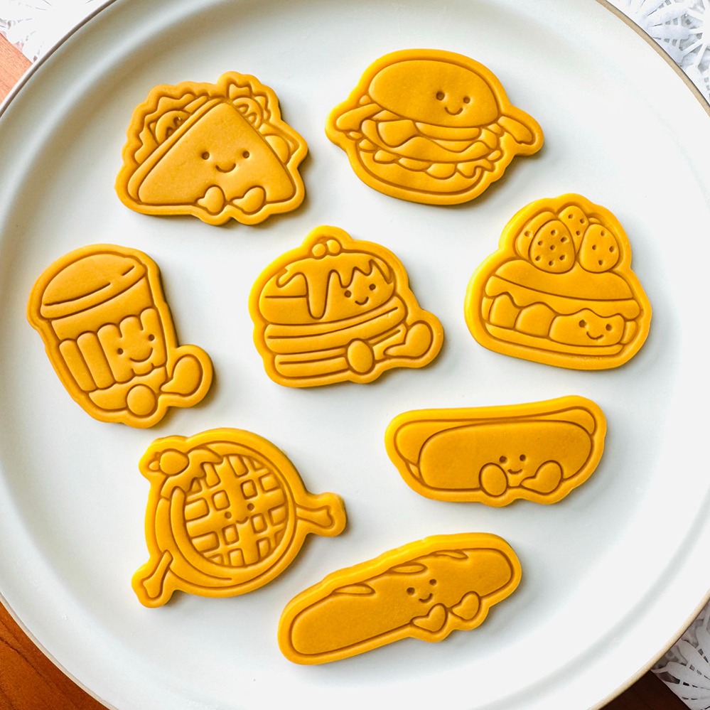 Model Kit For Beginners - Cetakan Kue Sandwich Burger Lucu, Cetakan