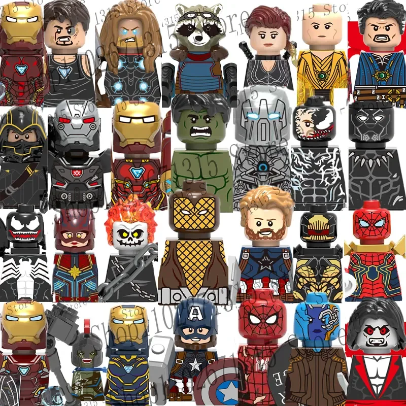 Model Kit Iron Man - Blok Bangunan Superhero Marvel Avengers Iron