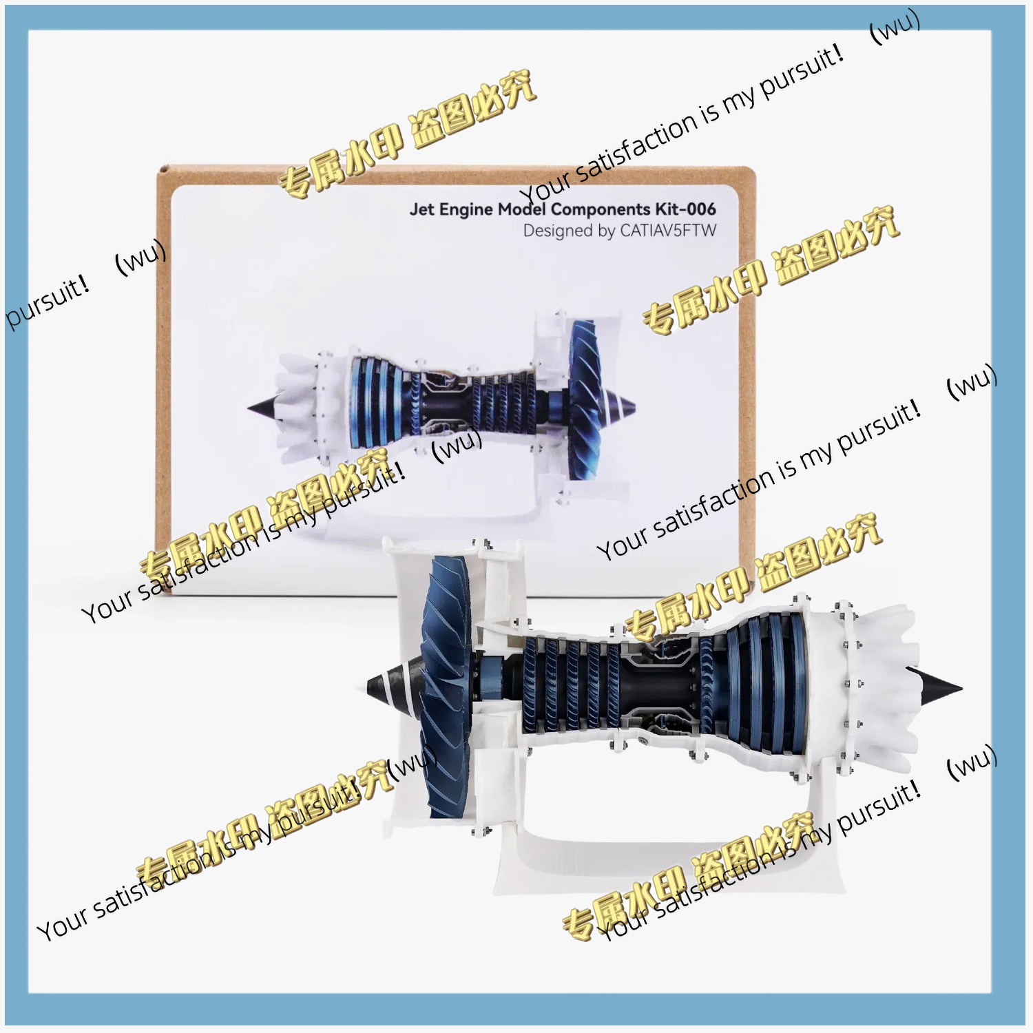 Model Kit Jet Engine - Untuk Kit Komponen Model Mesin Jet