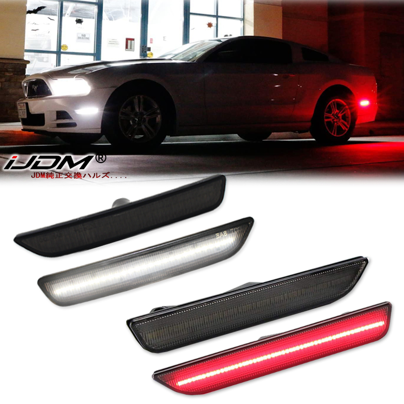 Model Kit Mustang - Bumper depan belakang mobil, penanda samping
