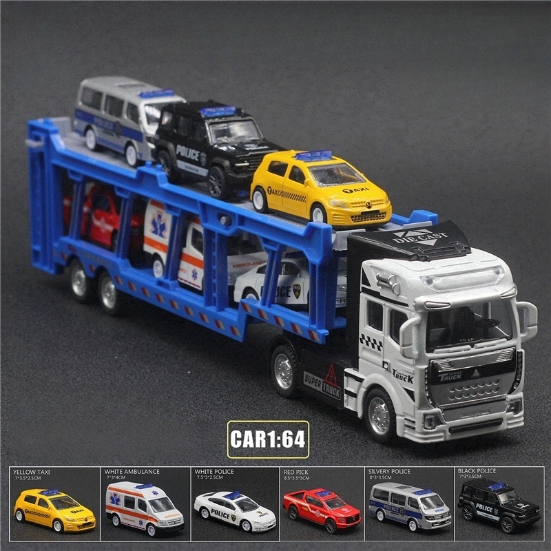 Model Kit Cars - Kendaraan transportasi berlapis ganda dari bahan