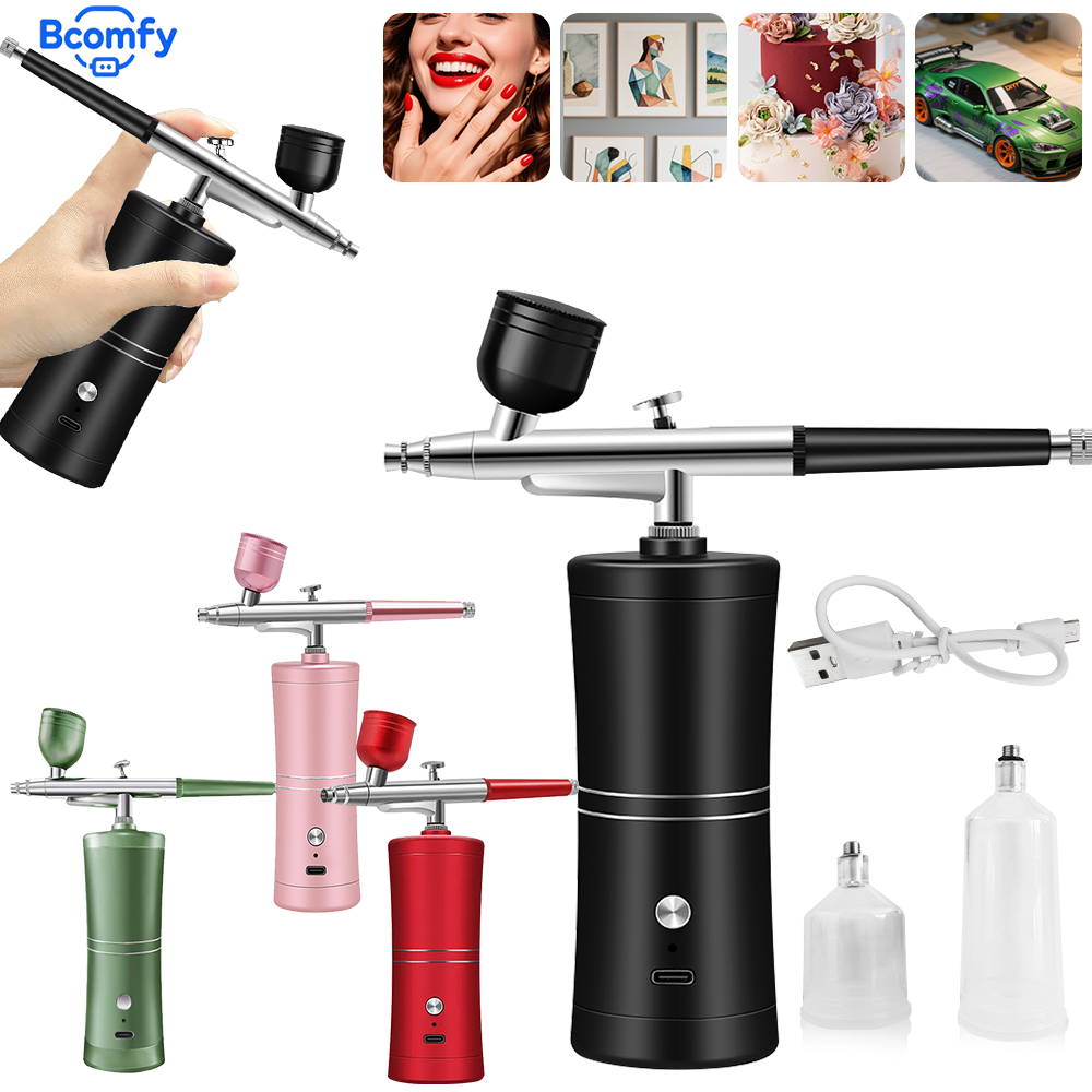 Airbrush Compressor Kit - Kuku Airbrush dengan Kompresor Kuku Airbrush