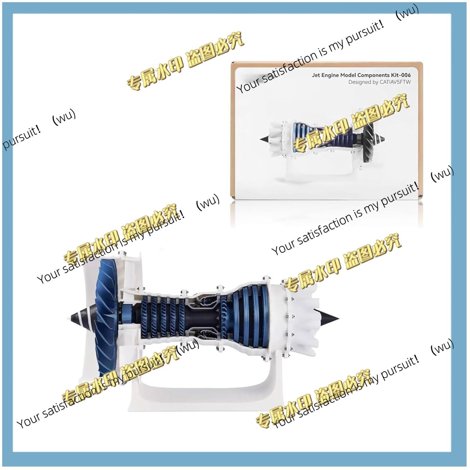 Model Kit Jet Engine - Untuk Kit Perakitan Model Mesin Jet