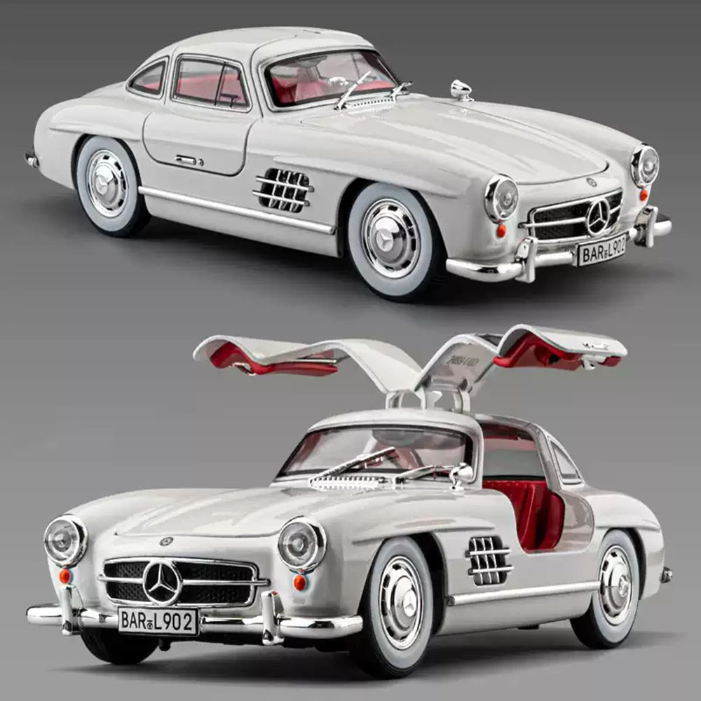 Model Kit Mustang - 1:24 300SL W140 Paduan Model Mainan