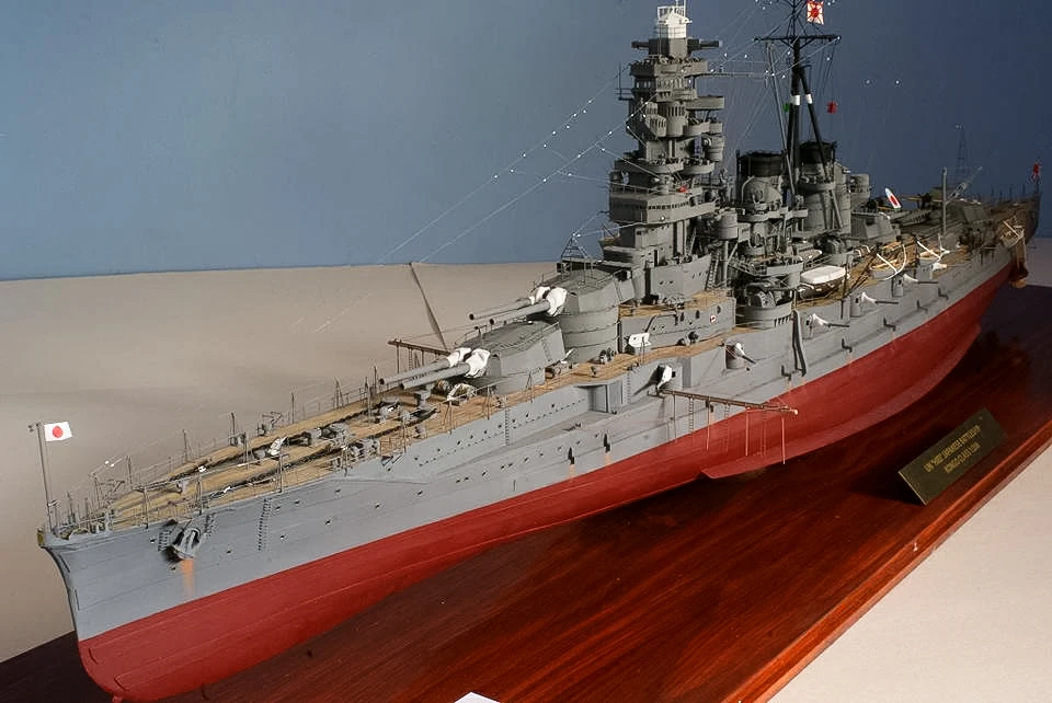 Model Kit Battleship - 1:200 Skala WW2 Kapal Perang Hiei