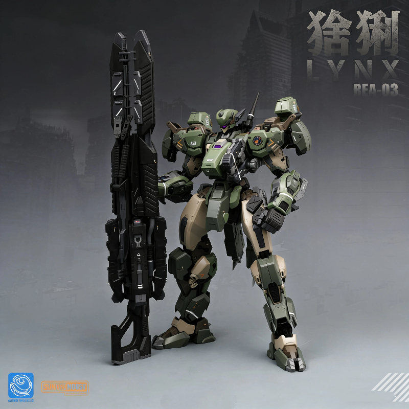 Model Kit Lynx - 1/100 REA-03 Lynx Model Kit Perakitan