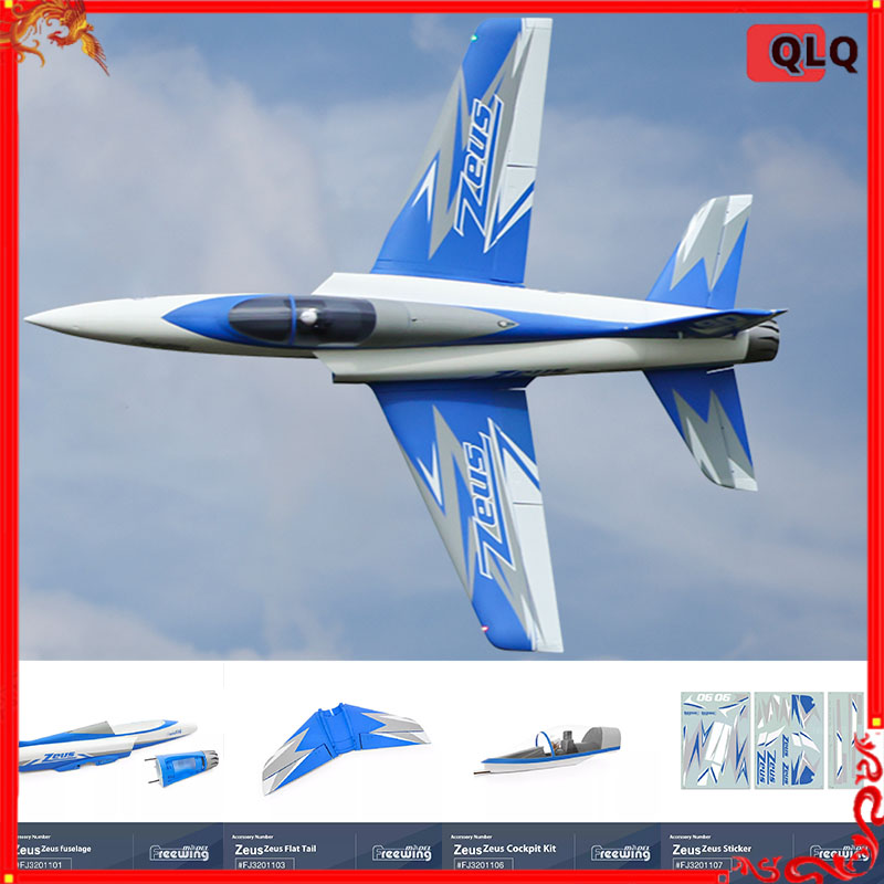 Model Kit Zeus - Freewing 90mm Zeus Model Pesawat Lebar