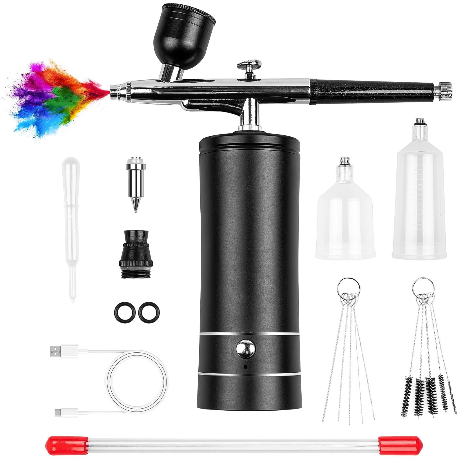 Airbrush Compressor Kit - Kit Airbrush Kompresor Airbrush Tanpa Kabel