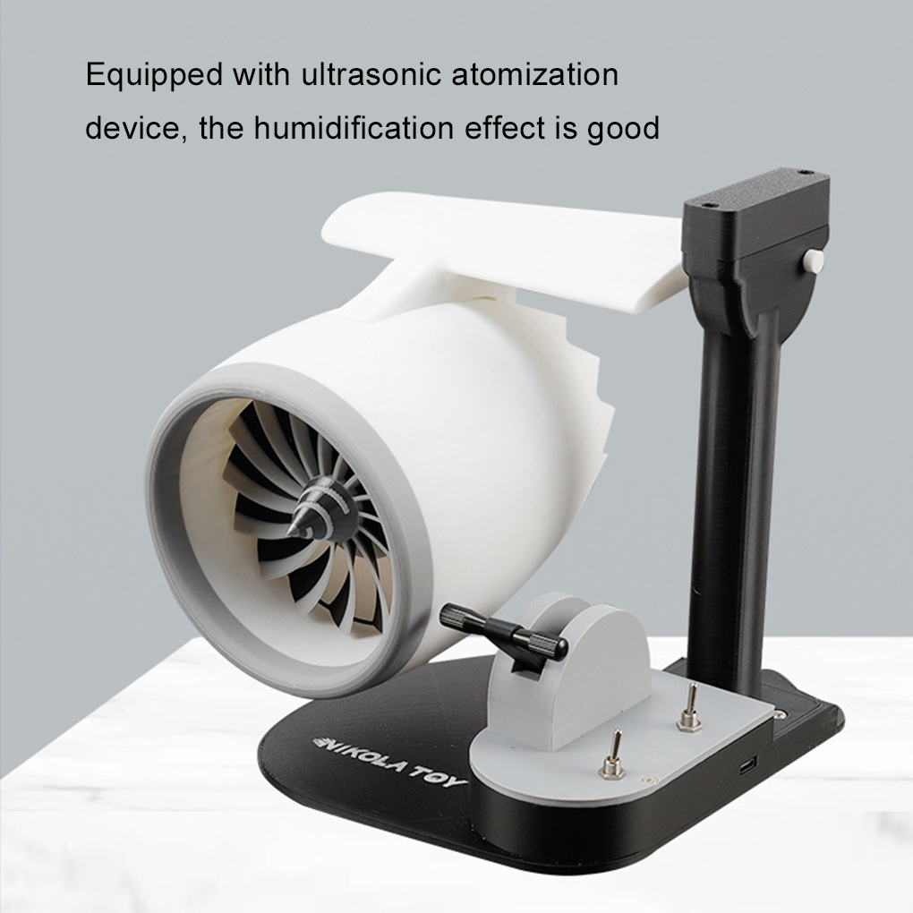 Model Kit Jet Engine - JetFan kipas mesin Desktop Turbo, Kit