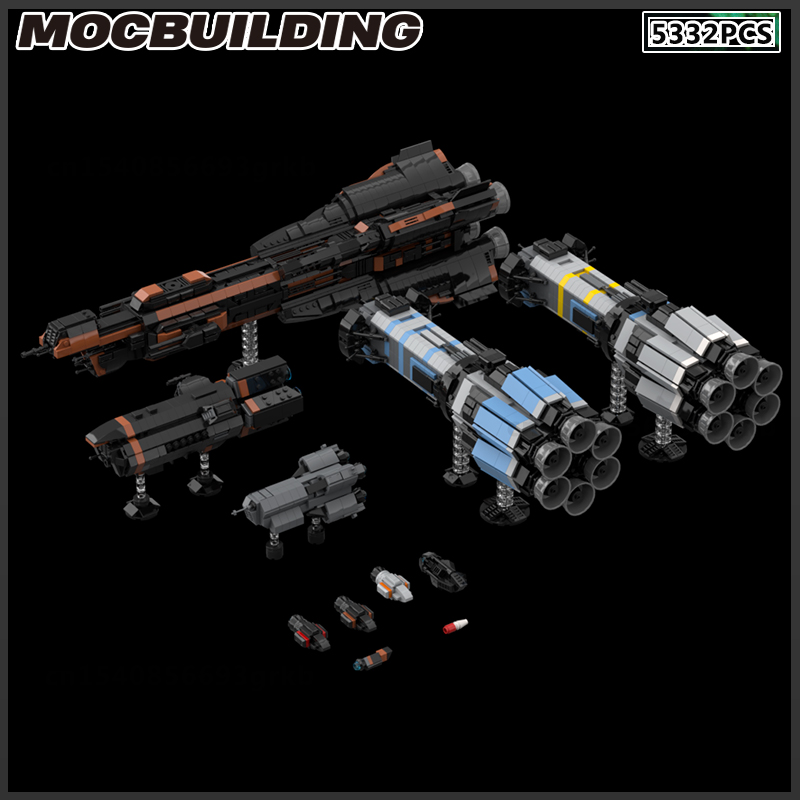 MOC Blok Bangunan Kapal Luar A - Model Kit Battleship ulasan dan harga