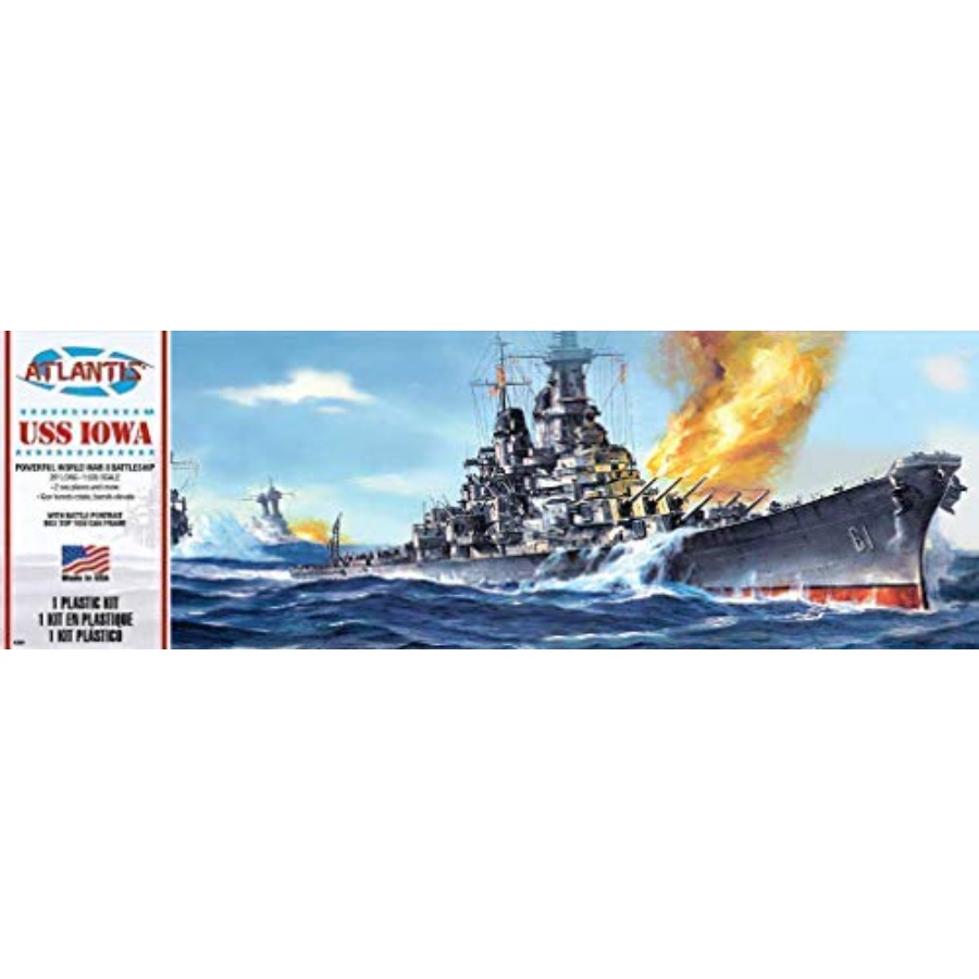 KIT Model Plastik USS Iowa - Model Kit Uss Iowa ulasan dan harga