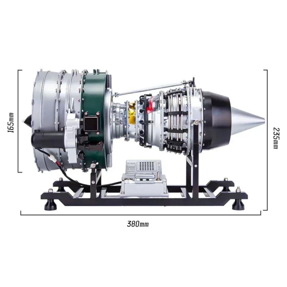 TECHING 1/10 Model Perakitan M - Model Kit Jet Engine ulasan dan harga