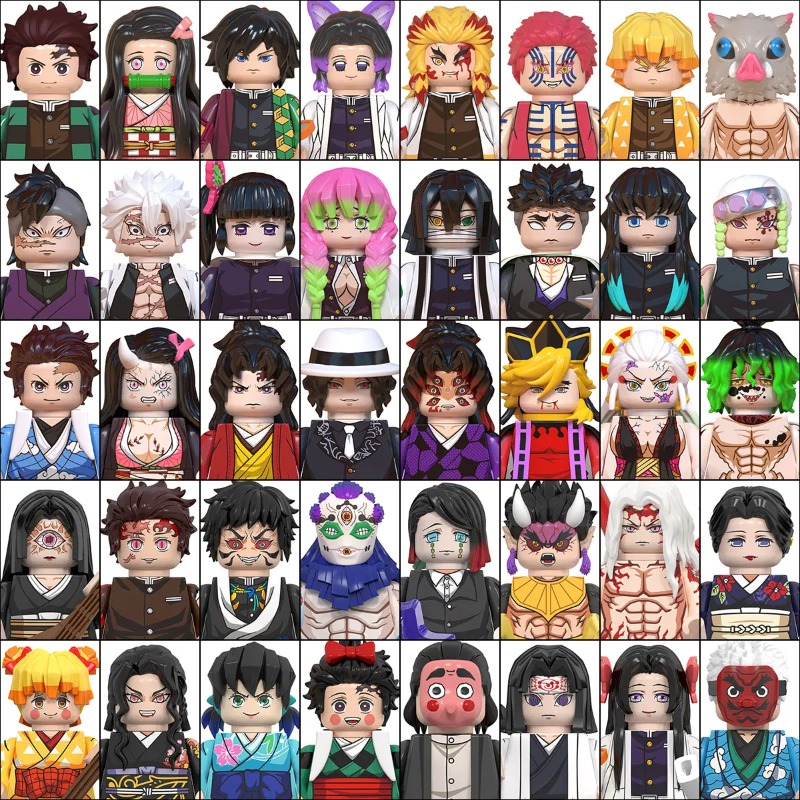 Minifigures Demon Slayer Build - Model Kit Action Figure ulasan dan harga