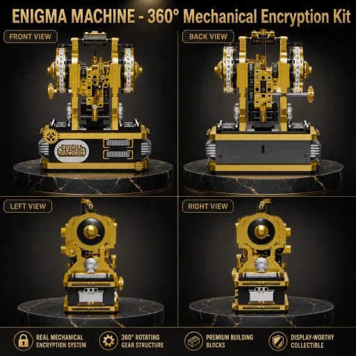 Set Blok Bangunan Mesin Enigma - Model Kit Mecha ulasan dan harga