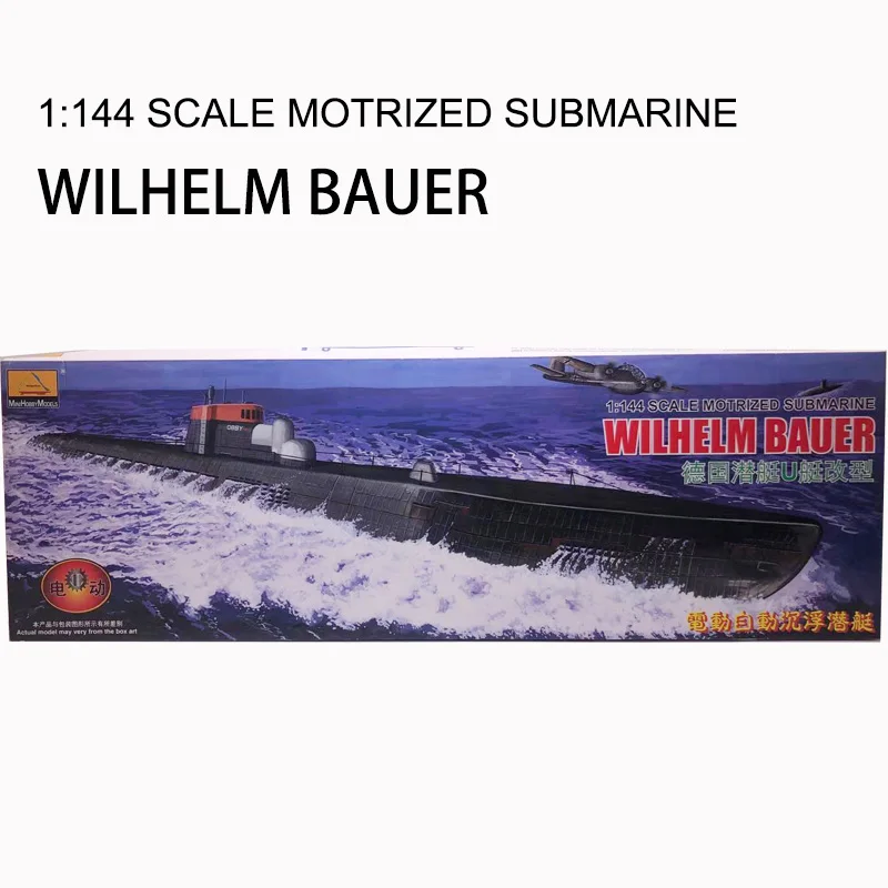 1/144 WWII kapal selam Jerman  - Model Kit Battleship ulasan dan harga