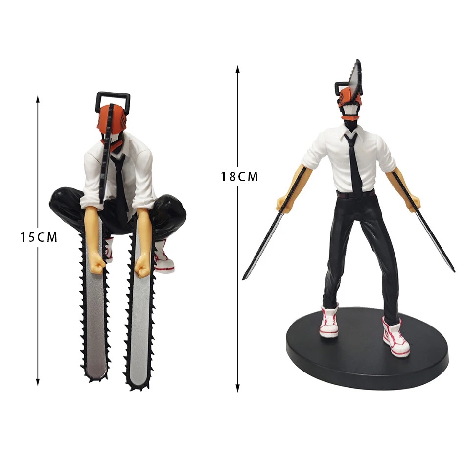 Figur Anime Chainsaw Man 15-18 - Model Kit Action Figure ulasan dan harga