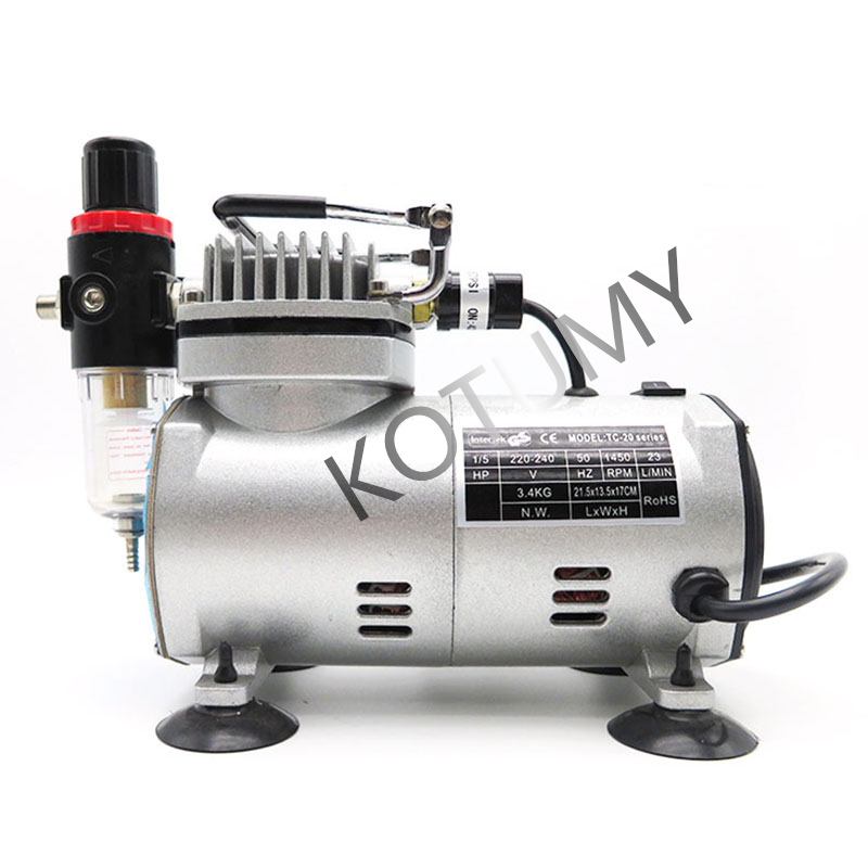 Kompresor Udara Portabel 220V  - Airbrush Compressor Kit ulasan dan harga