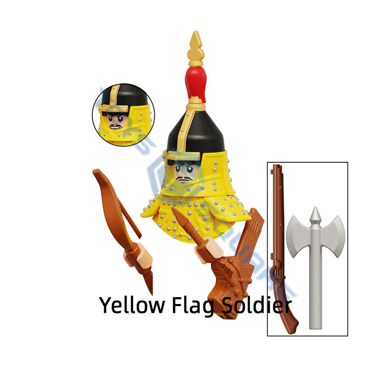 Blok Model tentara bendera kun - Model Kit Zhao Yun ulasan dan harga