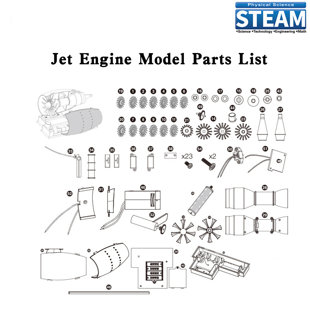 Model Mesin Pesawat Jet Mesin  - Model Kit Jet Engine ulasan dan harga