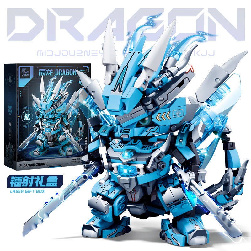 2 in 1 Robot Mecha Transformab - Model Kit Mecha ulasan dan harga