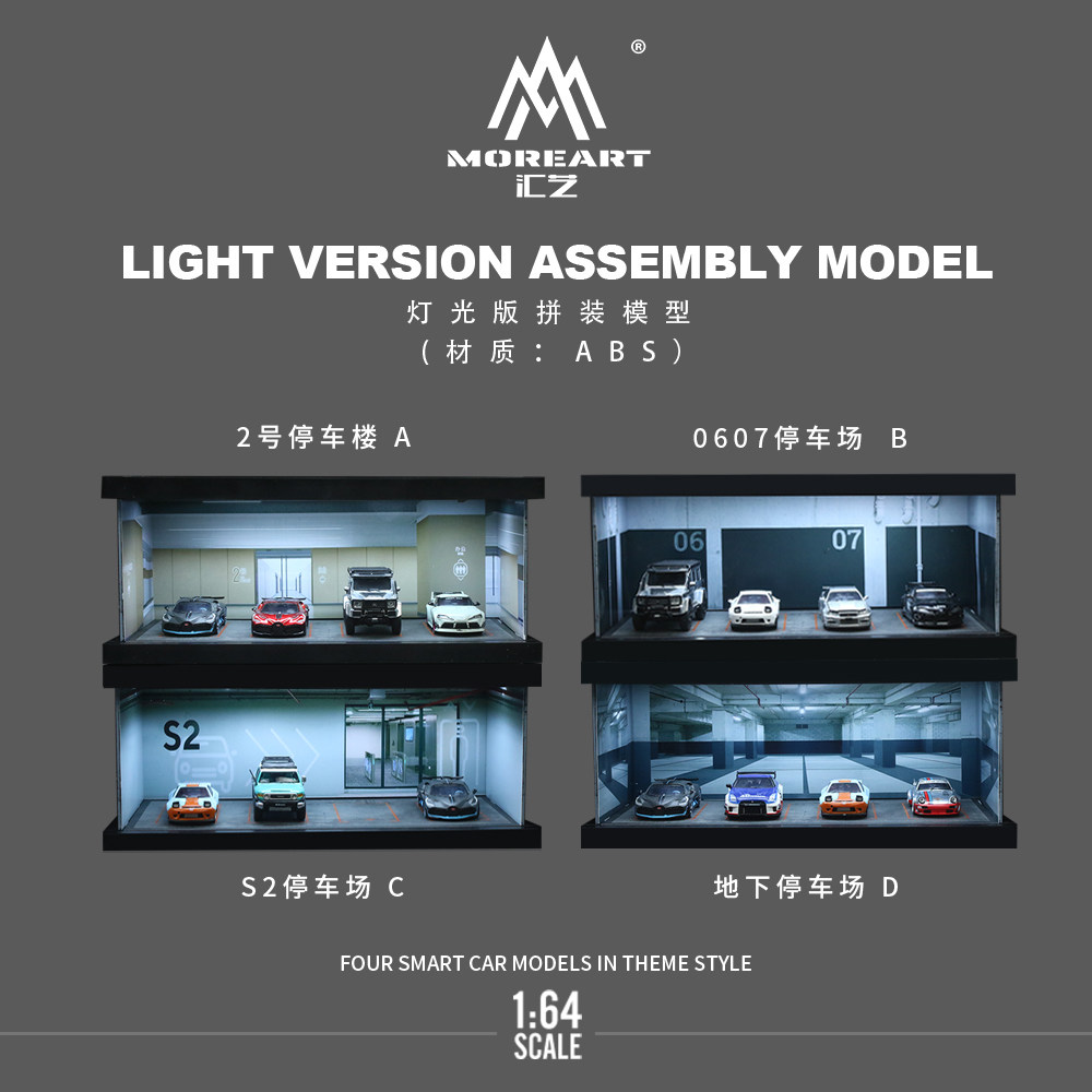1:64 Model Kit Garasi Tempat P - Model Kit Cars ulasan dan harga