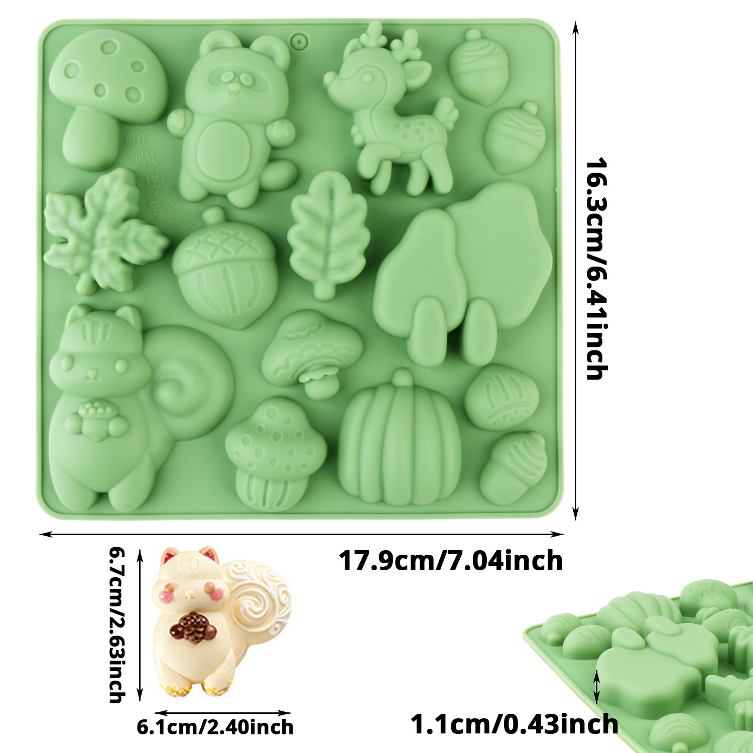 1 Cetakan Kue Silikon Berbentu - Model Kit For Beginners ulasan dan harga
