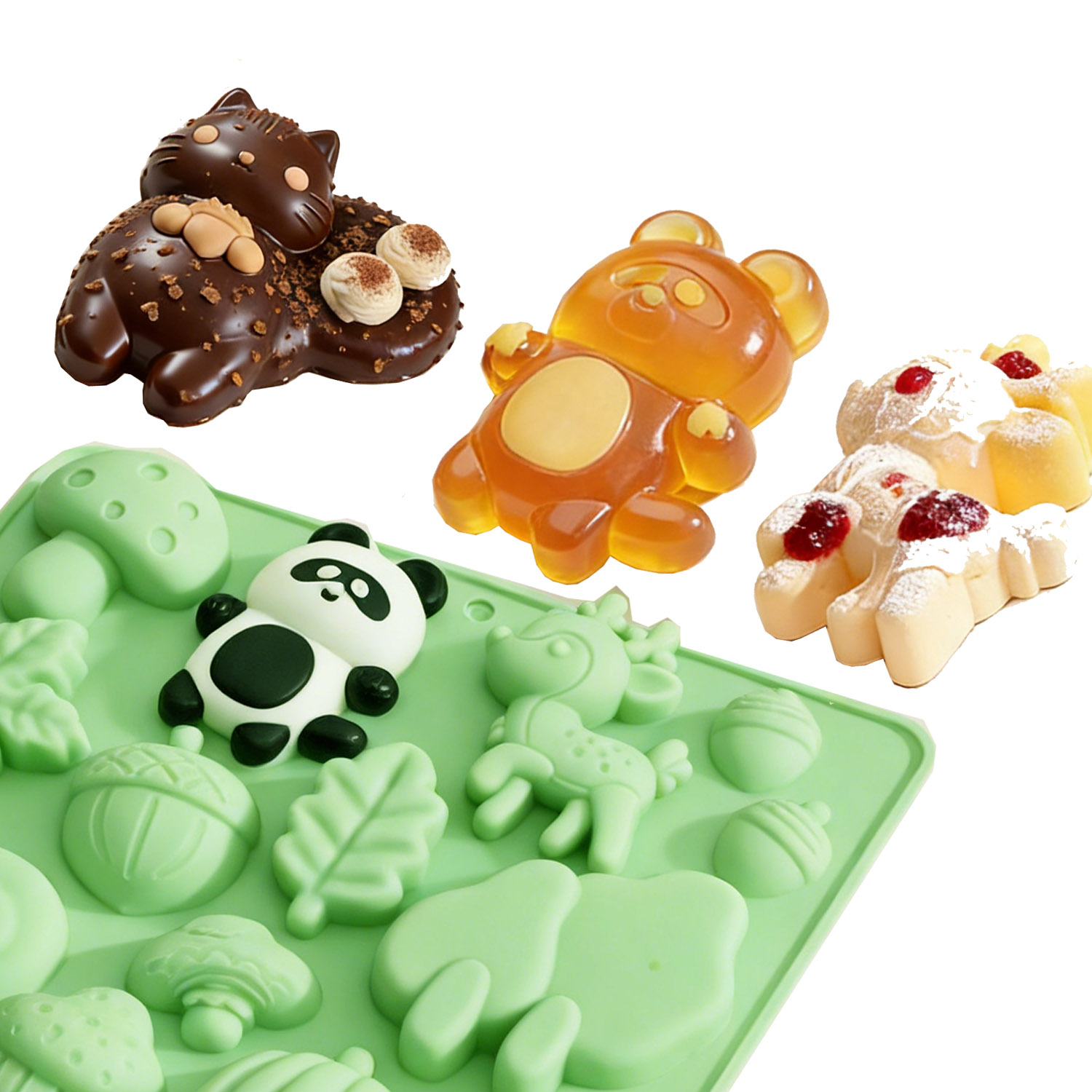 1 Cetakan Kue Silikon Berbentu - Model Kit For Beginners ulasan dan harga