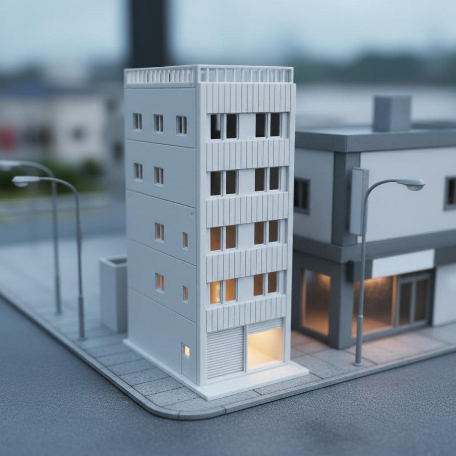 Kit Bangunan Miniatur Rumah Je - Model Kit Diorama ulasan dan harga