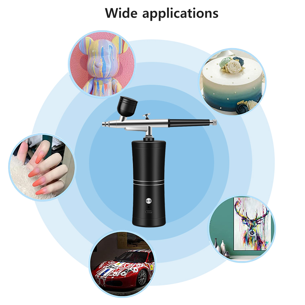 Kuku Airbrush dengan Kompresor - Airbrush Compressor Kit ulasan dan harga