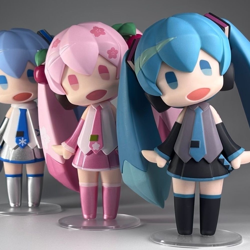 Set Figur Anime Miku & Blok Ba - Model Kit Cars ulasan dan harga
