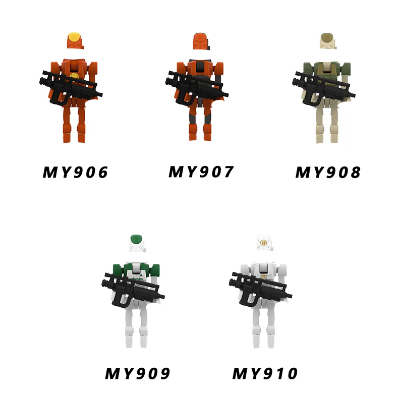MY901-MY910 Blok Bangunan Mode - Model Kit Action Figure ulasan dan harga