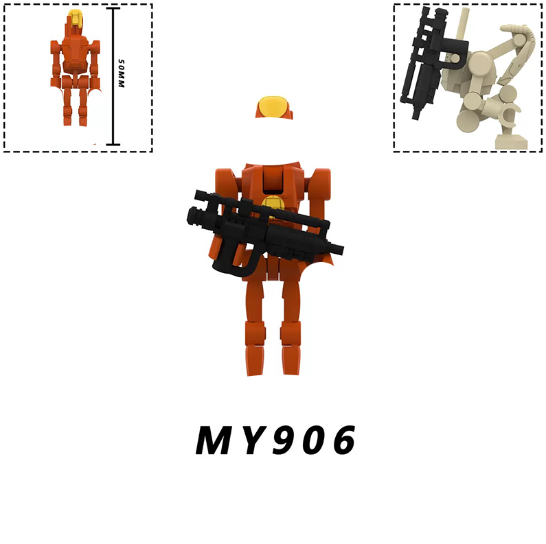 MY901-MY910 Blok Bangunan Mode - Model Kit Action Figure ulasan dan harga