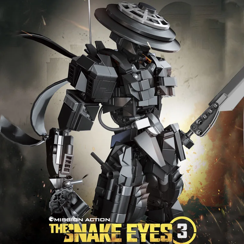 Kreatif 1053pcs Mech Ninja War - Model Kit Mecha ulasan dan harga