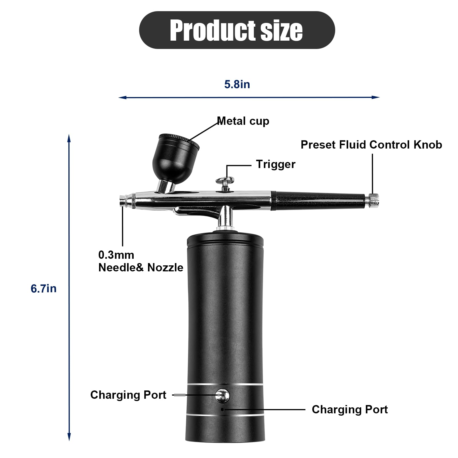 Kit Airbrush Kompresor Airbrus - Airbrush Compressor Kit ulasan dan harga
