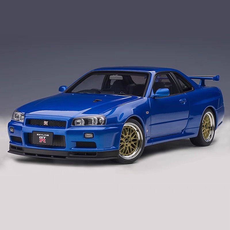 Ukuran Besar 1:18 GTR GT-R R34 - Model Kit Mustang ulasan dan harga