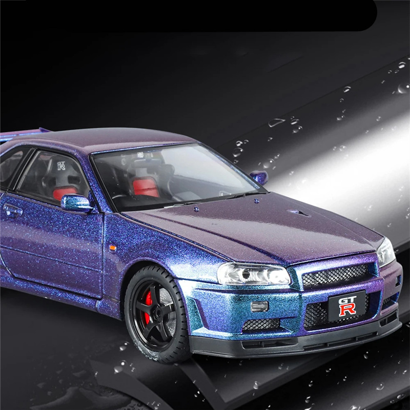 Ukuran Besar 1:18 GTR GT-R R34 - Model Kit Mustang ulasan dan harga